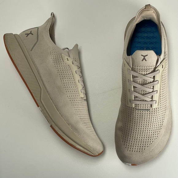 Flux Adapt Runner Mens 11.5 Sand RN Knit Barefoot Running Shoes‎ Zero Drop Gym